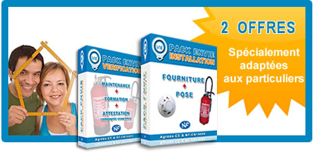 Protection contre l'incendie domestique Offres pack ENVIE